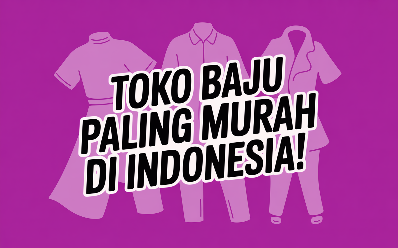 Toko baju paling murah di Indonesia